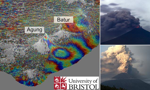 Foto Satelit Ungkap Gunung Agung dan Batur di Bali Terhubung `Sistem Pipa` Bawah Tanah